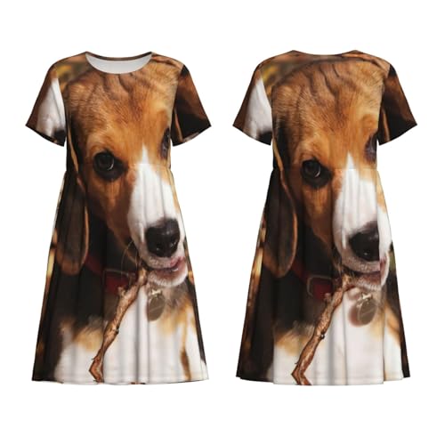 Robe de plage Beagle fluide pour éviter la chaleur en été