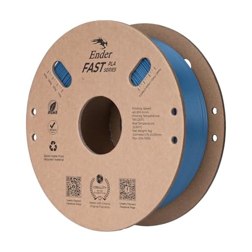 Creality Rapid PLA Filament for Ender3 V3 KE SE K1C, 3D Printer Filament 1.75mm High Speed 300mm/s Ender Fast PLA Filament, Dimensional Accuracy +/- 0.02mm 1Kg for Most FDM 3D Printers (Grey)