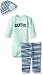 Gerber Baby 3 Piece Bodysuit, Cap and Legging Set, Cutie, 3-6 Months