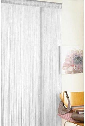 Retro Tassel Door Curtain Fly Insect Bug Screen Glitter White String For Doorways