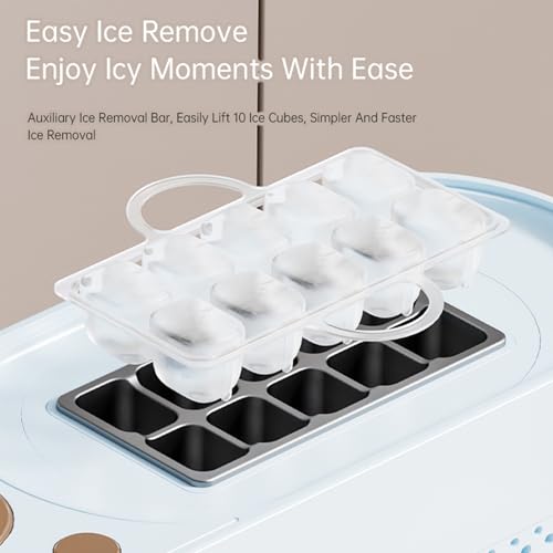 Fabricadora de hielo mini de mesa Cryfokt 10 cubos 10 min miniatura 6