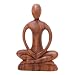 NOVICA 178662" Meditative Calm Wood Sculpture