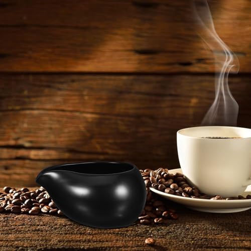 Pichet à lait en céramique blanche de table, mini saucière au design épuré