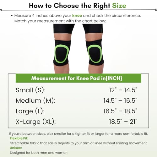 Image of NEVER LOSE Volleyball Kneepad (Neon, Kids)