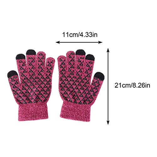 3-Piece Windproof Knit Hat Scarf and Gloves Set Double Layer Fleece Warm Costume Accessory for Men and Women for Winter Activities2