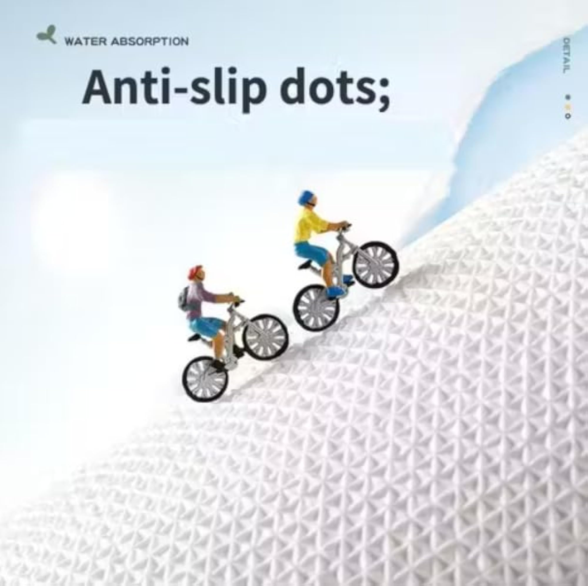 Premium Microfiber Anti-Skid Runner Mat, Soft & Super
