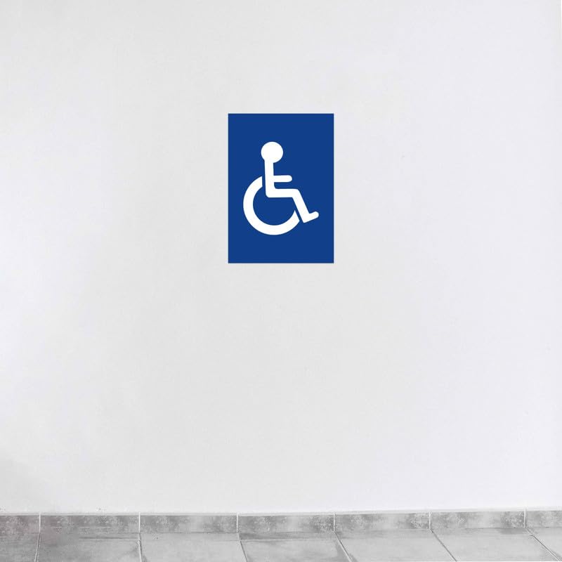 Panneau PVC "HANDICAPÉ - PMR" format A3