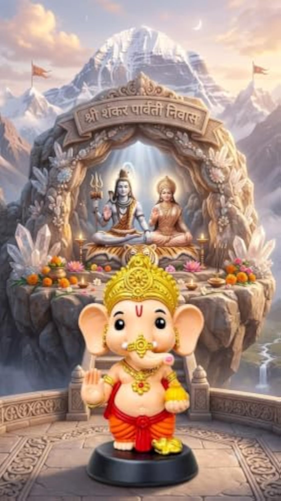 Lord Ganesha Decorative Statue for Home Decor