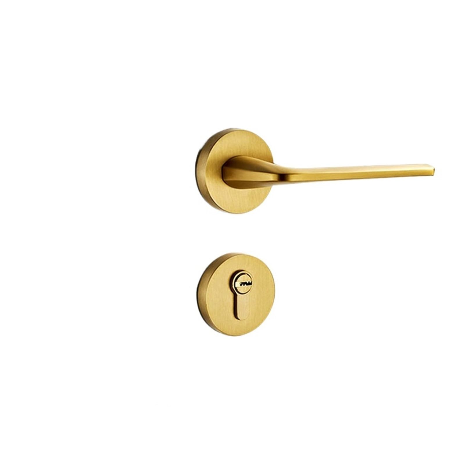 Aepqbgqj One Color Black Solid Brass Magnetic Silent Split Lock Bedroom