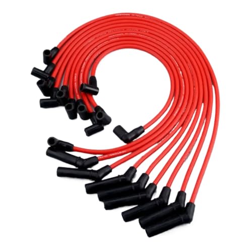Cables de encendido M-12259-R301 de 9 mm para mejorar la chispa del motor V8 SBF
