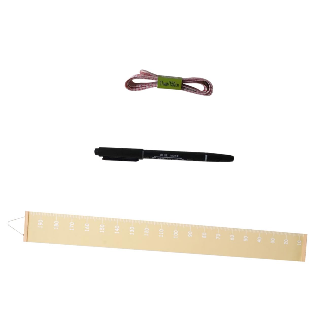 Yardwe 1 Set Boys and Girls Wall Decor Height Measurement Ruler Growth Chart Non-Fading Boys and Girls Room Addition