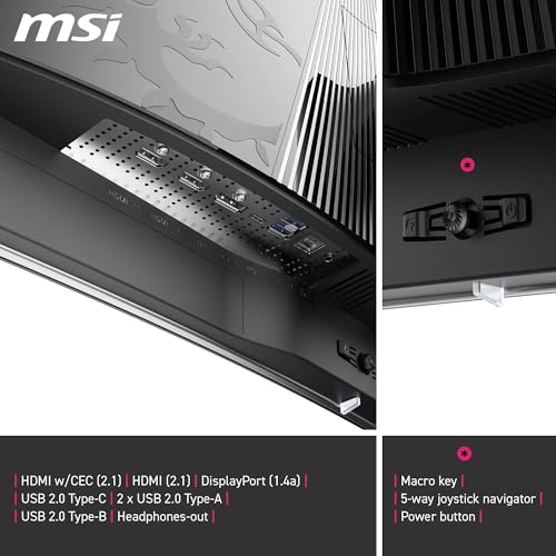 MSI MPG 321CURX QD-OLED 32″ 4K Curved 240Hz Gaming Monitor - Afbeelding 6