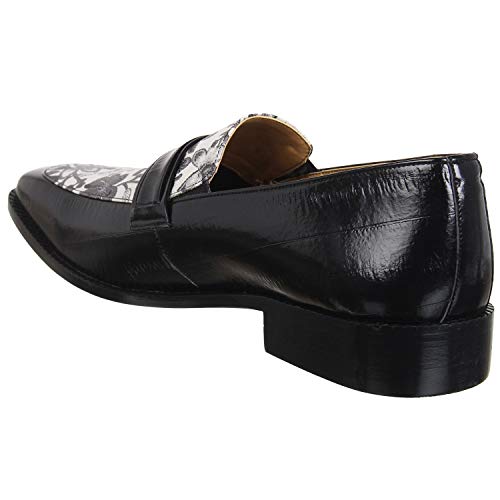Image of LIBERTYZENO Mens Genuine Leather Tassel Loafer Slip On Dress Shoes