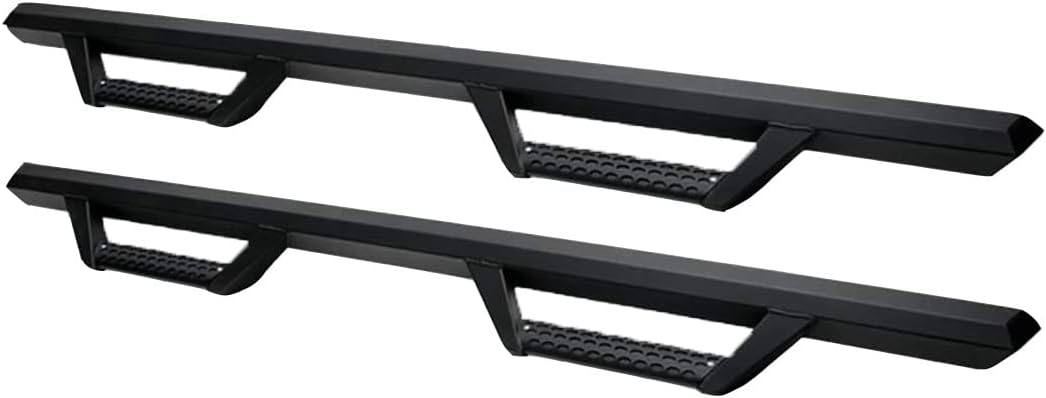Hoop Drop Matte Black Side Step Nerf Bars Board Compatible with 07-18 Chevy Silverado/GMC Sierra Extended