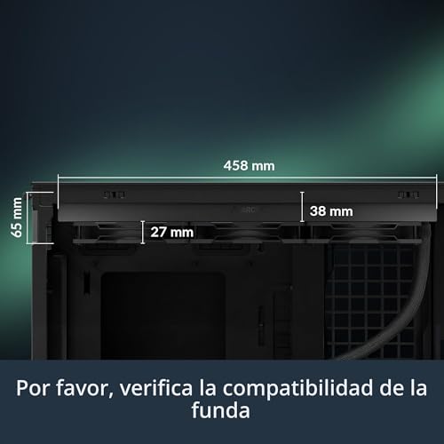 Miniatura 2 de ARCTIC Liquid Freezer III Pro 420 - Refrigerador de CPU AIO, 3 x 140 mm Refrigeración por Agua, 38 mm Radiator, Bomba PWM, Ventilador VRM, AMD AM5/AM4, Intel LGA1851/1700 Marco de Contacto - Negro