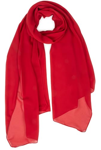 INOGIH Chiffon Scarf Sheer Wrap for Women Lightweight Soft Summer Silky Scarf for Wedding Evening Dresses Dating Travel