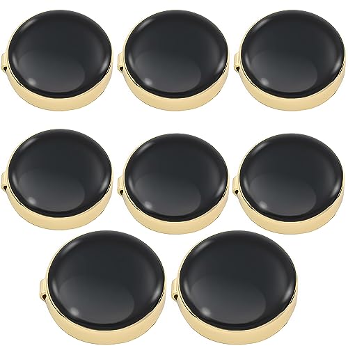 Image of Mens Button Covers Tuxedo Shirt Cufflinks Alternative | Fake cufflinks and alternative fashion jewelry accessories for mens formal business dress shirts suits and groomsmen