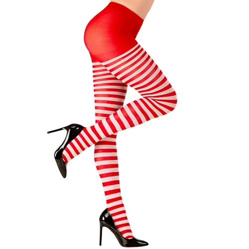 W WIDMANN MILANO Party Fashion - Medias, rayas, 70 DEN, Halloween, disfraces