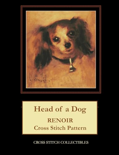 Head of a Dog: Renoir Cross Stitch Pattern