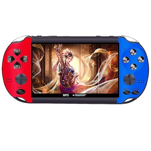 CZT Colorido Consola de Videojuegos Retro 4,3 Pulgadas 8GB 3000 Juegos Incorporados Callejeros Port�