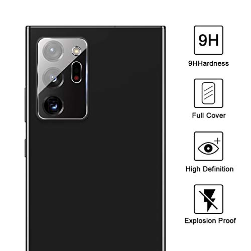 GEEMEE per Samsung Galaxy Note 20 Ultra Camera Vetro temperato, Anti Graffi HD Trasparenza Fotocamera Protettiva Screen Protector Film