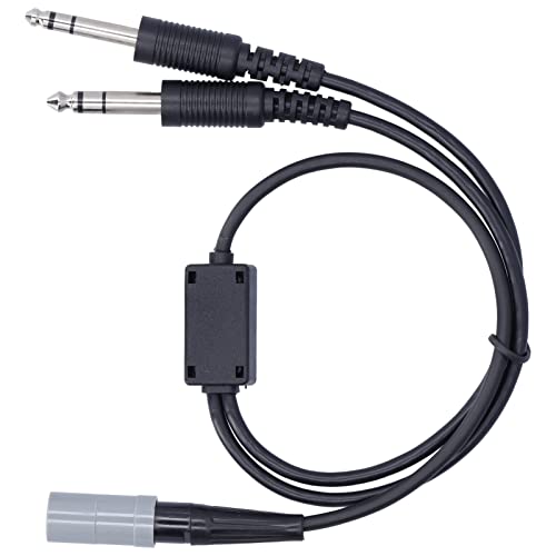 Adaptador para Auriculares de Aviación con Plug GA 2 y 6pin miniatura 2