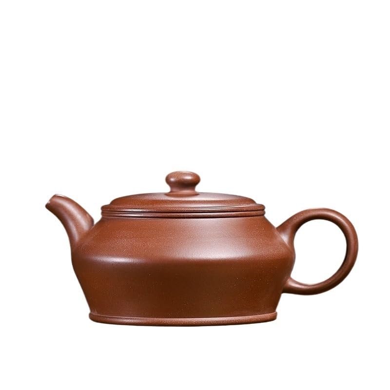 Czajnik do herbaty 240 ml, fioletowa glina, ręcznie robiony czajnik, surowa ruda, fioletowy gliniany czajnik z filtrem, chiński zestaw do herbaty Zisha, czajniczek do kuchenki