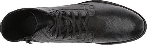 Image of Frye Bowery Lace Up Vintage-Style Leather Boots for Men - Fine Pull-Up Leather with Zipper Closure, Antique Brass Hardware, and Lug Traction Outsole