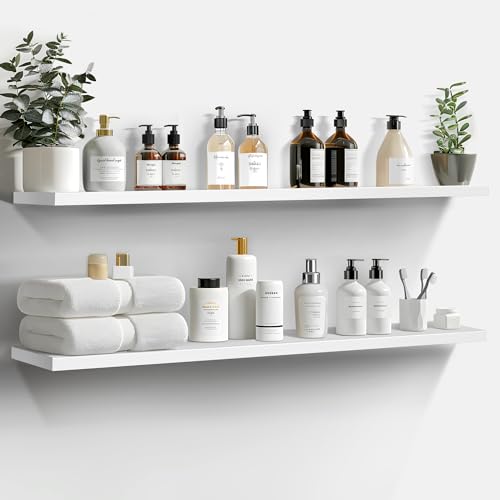 LaVie Home Floating Shelves, 47 Inch Wall Shelf Set of