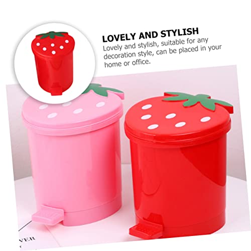 Image of Creative Cartoon Shaped Rubbish Bin Cute Wastebasket for Fun Desktop Trash Can for Kids Kawaii Garbage Can Convenient Trash Container for Car Bedroom