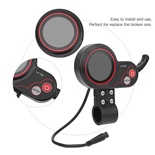 Acceleratore Monopattino Elettrico 2. 4V / 36V / 48V / 60V E -Bike Display Thumb Thumb Thumb Thumb 2in1 Pannello di controllo tachimetro for bicicletta elettrica bicicletta scooter e-bike(48V)
