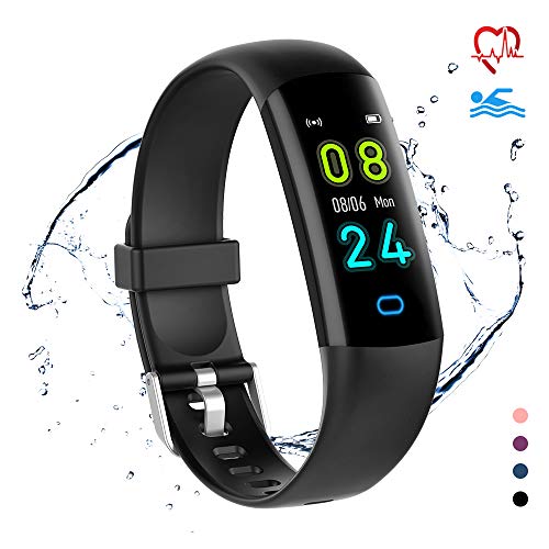 moreFit Fitness Tracker HR, Waterproof Activity Tracker Watch with Blood Pressure Monitor, Swimming