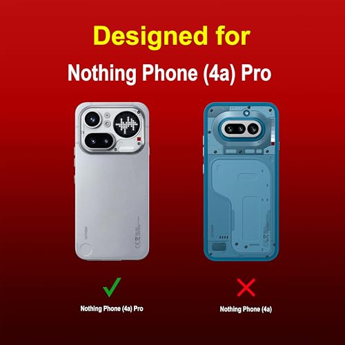 Image of Zapcase Back Case Cover for Nothing Phone (4a) Pro | Compatible for Nothing Phone (4a) Pro Back Cover | Liquid Silicon Magic Case with Camera Protection | Red