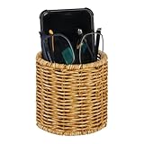 Boîte de rangement en plastique pour stylos : peut non seulement être utilisée comme fournitures de bureau, comme porte-stylo, support de bureau, etc., mais peut également être utilisée pour le rangement de pinceaux de maquillage, vase décoratif, etc