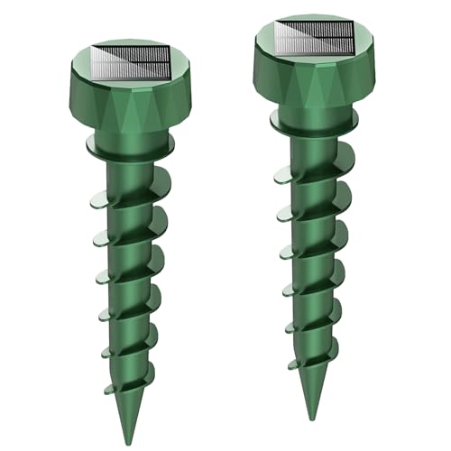 Moleaway Maulwurfschreck Original mit USB Innovatives Spiral - Design 2 Stück