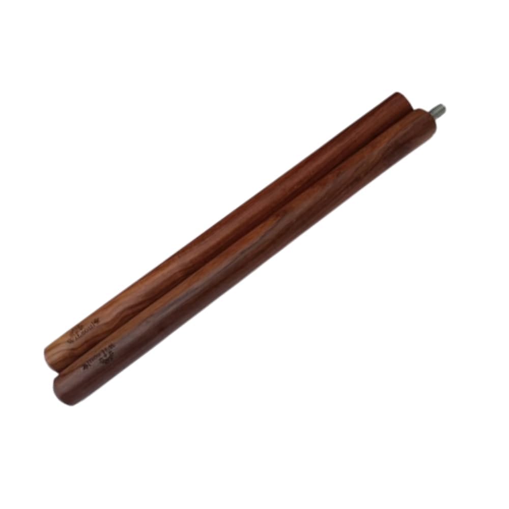 Health benefits Folding Pranayam Stick Yoga Pole (Brown Colour) Yoga Props - Controls Pranayam Posture-image-20