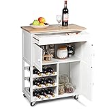 【Kluge Lagerung】Es verfügt über 3 Schrankfächer, 3 Weinregal und 1 Schubladen, um Ihre verschiedenen Speicherplatzbedarf mit ausreichend Platz zu erfüllen.