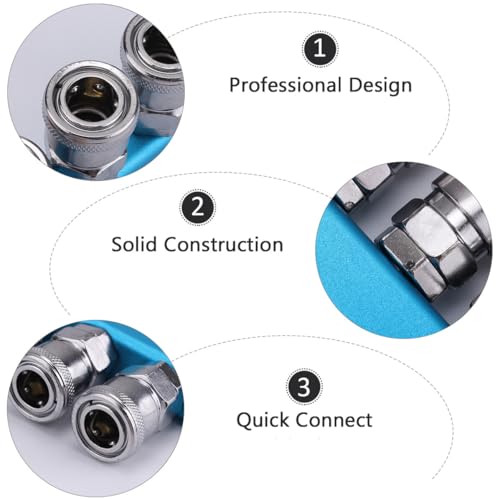 Acoplamiento rápido neumático SML-4 conector para compresor de aire y herramientas 6