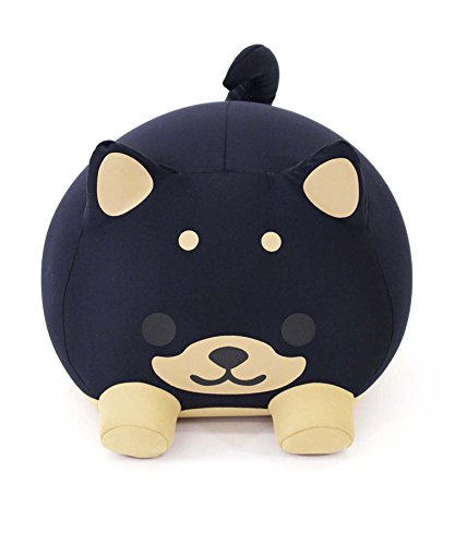 MOGU Cushion Doggie Shiba inu Black by
