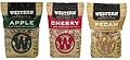 Ultimate Western BBQ Smoking Wood Chips Variety Pack Bundle (3)- Apple, Pecan, and Cherry Flavors