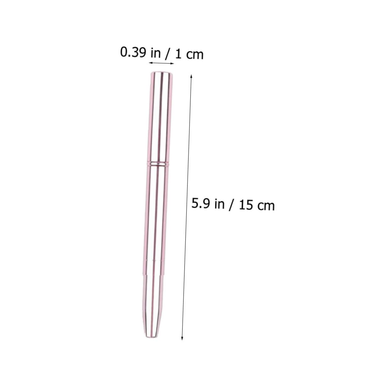 PartyKindom Quality Lip Brush Cap 2pcs Double-ended Makeup Brush Safe Material Easy to Carry Ideal for Beauty Salons Home