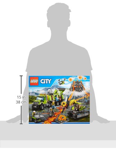 Amazon.co.jp: レゴ (LEGO) シティ 火山 調査基地 60124 : おもちゃ 