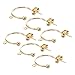 CORHAD 6pcs Stainless Steel C-Type with Ear Hook Dainty Earrings Beading Kits Ladies Jewelry Ear Wires Fish Hooks Earring Hooks Jewelry Wire for Earring Handmade Earring Supplies Miss