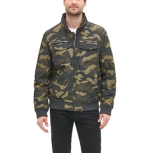 Image of Tommy Hilfigier Men's Water Resistant Performance Bomber Jacket (Standard and Big & Tall)