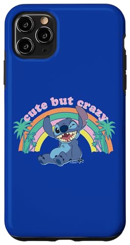Coque iPhone 11 Pro Max Stitch arc-en-ciel pour le quotidien