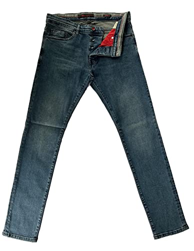 Jean slim fit confortable Corby homme coton 34W régulier