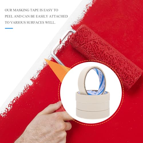 Cintas de enmascarar de color claro para evitar manchas al dibujar en material escolar 3