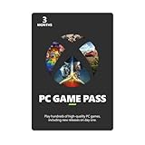 PC Game Pass | 3-Month Membership | Digital Download for Windows 10/11 PC Gaming | Activation Required