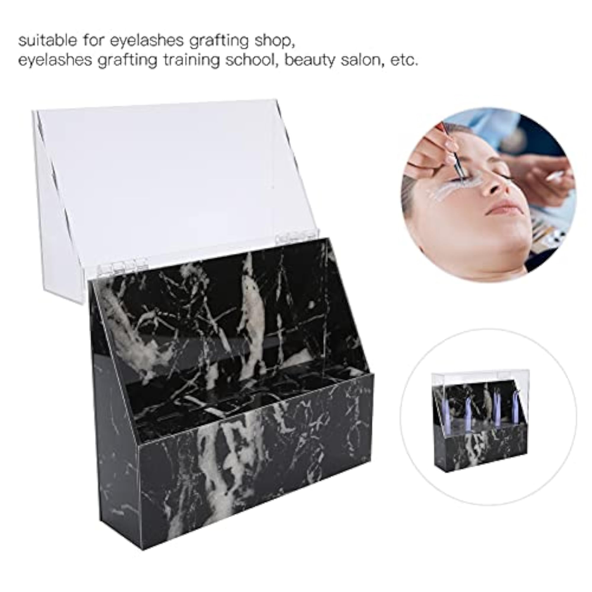 Acrylic Tweezer Storage Rack for Cosmetic Products