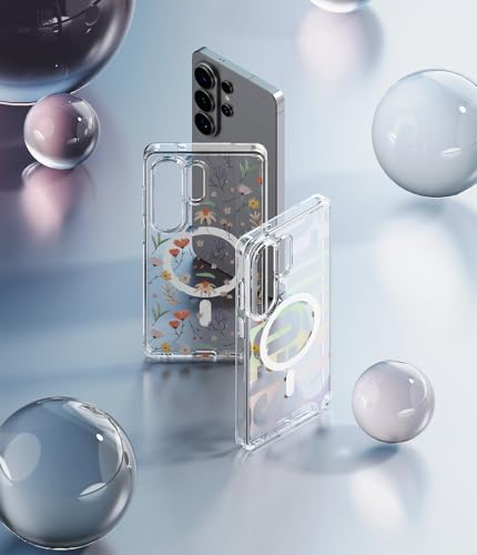 Image of Ringke Fusion Design Magnetic Compatible with Samsung Galaxy S26 Ultra Case Back Cover Hard Graphic Designed Back Soft Flexible TPU Bumper Scratch Resistant Natural Form - Seoul